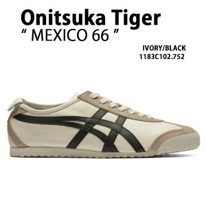 Onitsuka Tiger IjcJ^CK[ Xj[J[ MEXICO 66 IVORY BLACK 1183C102.752 LVR66 AC{[ ubN jAXJ[ V[Y Y fB[X jp p