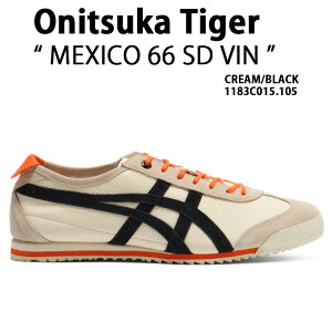 Onitsuka Tiger IjcJ^CK[ Xj[J[ MEXICO 66 SD VIN CREAM BLACK 1183C015.105 LVR66 SD B N[ ubN V[Y XG[h Y fB[X jp p