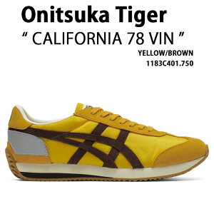 Onitsuka Tiger IjcJ^CK[ Xj[J[ CALIFORNIA 78 VIN 1183C401.750 V[Y YELLOW BROWN JtHjA78VIN CG[ uE Y fB[X