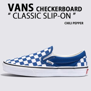 VANS oY Xj[J[ CLASSIC SLIP-ON CHECKERBOARD BLUE VN000DAH7WM V[Y NVbN Xb| `FbJ[{[h u[ Y fB[X