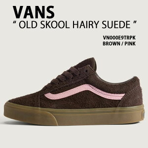 VANS oY fB[X Xj[J[ OLD SKOOL HAIRY SUEDE VN000E9TRPK BROWN PINK V[Y I[hXN[ wA[XG[h uE sN p