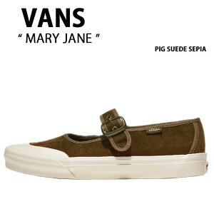 VANS oY Xj[J[ MARY JANE PIG SUEDE SEPIA VN000CRR0E0 [WF[ sbOXG[h ZsA p