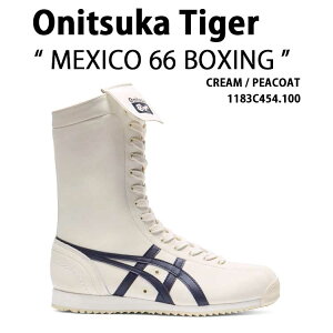 Onitsuka Tiger �I�j�c�J�^�C�K�[ ���f�B�[�X �u�[�c MEXICO 66 BOXING 1183C454.100 CREAM PEACOAT �V���[�Y ���L�V�R66 �{�N�V���O �N���[�� �s�[�R�[�g �����p