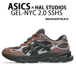 asics �A�V�b�N�X �n���X�^�W�I �R���{ �X�j�[�J�[ GEL-NYC 2.0 SSHS HAL STUDIOS 1203A896-200 MAHOGANY BLACK �V���[�Y �Q�� �����j���O�V���[�Y ���b�V�� ���g���f�U�C�� �}�z�K�j�[ �u���b�N �����Y ���f�B
