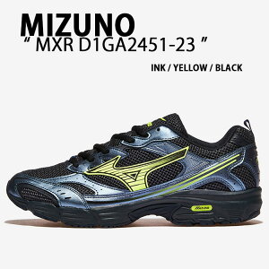 Mizuno �~�Y�m �X�j�[�J�[ MXR D1GA2451-23 �V���[�Y �G���G�b�N�X�A�[�� �����j���O�V���[�Y ���b�V�� BLACK �u���b�N BLUE �u���[ YELLOW �C�G���[ �����Y ���f�B�[�X