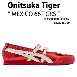 Onitsuka Tiger �I�j�c�J�^�C�K�[ ���f�B�[�X �X�j�[�J�[ MEXICO 66 TGRS 1182A708.700 �V���[�Y ���L�V�R66�^�C�K�[�X �p���v�X RED CREAM ���b�h �N���[��