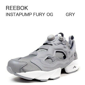 REEBOK リーボック スニーカー INSTAPUMP FURY ポンプフューリー グレー ホワイト V65751【中古】未使用品