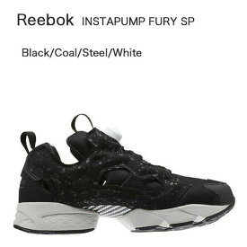 REEBOK リーボック スニーカー INSTAPUMP FURY SP Black Coal Steel White ポンプフューリー AQ9803【中古】未使用品