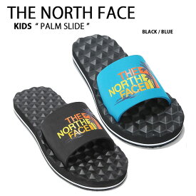 THE NORTH FACE ノースフェイス キッズ 子供用 サンダル KID PALM SLIDE パームサンダル スリッパ ビーチサンダル ビーサン シャワーサンダル ブラック ブルー 男の子 女の子 NS96K11A NS96K11B【中古】未使用品