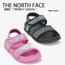 THE NORTH FACE ノースフェイス キッズ 子供用 サンダル KID TWINKLY SANDAL トゥインクリー サンダル スポーツサンダル スポサン ヒールストラップ キラキラ ブラック ピンク 男の子 女の子 NS96M08A NS96M08B【中古】未使用品