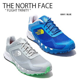 THE NORTH FACE ノースフェイス スニーカー FLIGHT TRINITY フライトトリニティ シューズ トレーラーシューズ ランニングシューズ 軽量 グレー ブルー 男女共用 男性用 女性用 NS97L90A NS97L90B【中古】未使用品