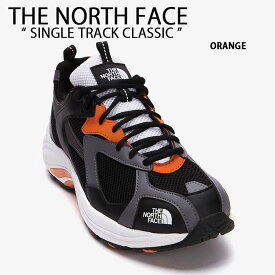 THE NORTH FACE ノースフェイス スニーカー SINGLE TRACK CLASSIC シューズ ランニングシューズ トレッキングシューズ アウトドア キャンプ ジム ランニング WHITELABEL オレンジ メンズ レディース NS97N03K【中古】未使用品