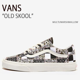 VANS バンズ レディース スニーカー OLD SKOOL MULTI MARSHMALLOW オールドスクール マルチ マシュマロ ヴァンズ シューズ 女性用 VN0A38G19FY【中古】未使用品