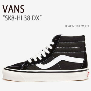 VANS oY Xj[J[ SK8-HI 38 DX BLACK TRUE WHITE XP[gnC 38 fbNX ubN gD[zCg @Y V[Y Y fB[X jp jp p VN0A38GFPXC