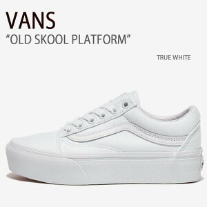 VANS oY Xj[J[ OLD SKOOL PLATFORM TRUE WHITE I[hXN[vbgtH[ gD[zCg @Y V[Y fB[X p VN0A3B3UW0