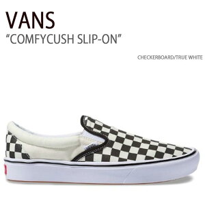 VANS oY Xj[J[ COMFYCUSH SLIP-ON CHECKERBOARD TRUE WHITE RtBNbV Xb| `FbJ[{[h gD[zCg @Y V[Y Y fB[X jp VN0A3WMDVO4
