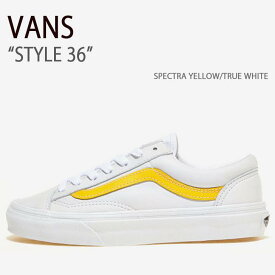 VANS バンズ スニーカー STYLE 36 SPECTRA YELLOW TRUE WHITE スタイル 36 スペクトルイエロー トゥルーホワイト ヴァンズ シューズ レディース 女性用 VN0A54F6A6A【中古】未使用品