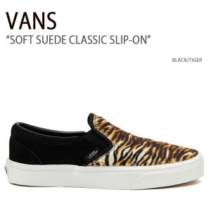 VANS oY Xj[J[ SOFT SUEDE CLASSIC SLIP-ON BLACK TIGER \tgXG[hNVbNXb| ubN ^CK[ @Y V[Y Y fB[X jp jp p VN0A5JMHB0I1