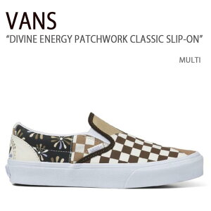 VANS �o���Y �X�j�[�J�[ DIVINE ENERGY PATCHWORK CLASSIC SLIP-ON MULTI �f�B�o�C���G�i�W�[�p�b�`���[�N�N���b�V�b�N�X���b�|�� �}���` ���@���Y �V���[�Y ���f�B�[�X �����p VN0A7Q4NAS01