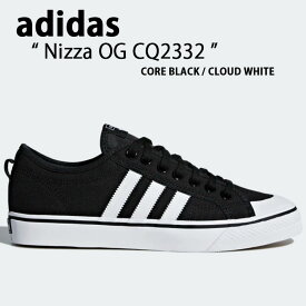 adidas アディダス スニーカー Nizza OG ニッツァ オリジナル CQ2332 CORE BLACK CLOUD WHITE ブラック ホワイト シューズ クラシック メンズ レディース 男性用 女性用 男女共用【中古】未使用品