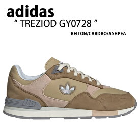 adidas アディダス スニーカー TREZIOD GY0728 BROWN BEIGETONE CARDBOARD ASHPEARL シューズ ブラウン ベージュ ヴィンテージ メンズ レディース 男女兼用 男性用 女性用【中古】未使用品