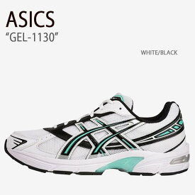 ASICS アシックス スニーカー GEL-1130 WHITE BLACK ゲル-1130 ホワイト ブラック メンズ レディース 男女兼用 男性用 女性用 1201A531-101【中古】未使用品