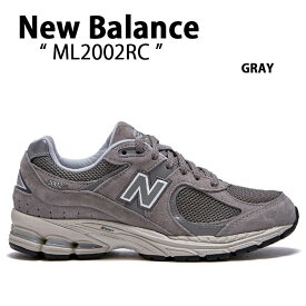 New Balance ニューバランス スニーカー ML2002RC GRAY レザー 本革 M2002 グレー シューズ NewBalance2002 ニューバランス2002 クラシック メンズ レディース【中古】未使用品