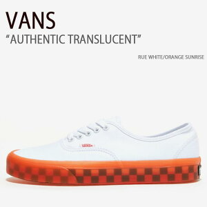 VANS oY Xj[J[ AUTHENTIC TRANSLUCENT RUE WHITE ORANGE SUNRISE I[ZeBbN gX[Zg [zCg IWTCY @Y V[Y Y fB[X jp VN0A5KRDAVE