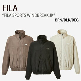 FILA フィラ SPORTS WINDBREAK JK スポーツ ウィンドブレーク ジャケット ウィンドブレーカー メンズ レディース 男女共用 男性用 女性用 FS2JKD3210X_BRN FS2JKD3210X_BLK FS2JKD3210X_BEG【中古】未使用品