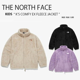 THE NORTH FACE ノースフェイス フリース キッズ K'S COMFY EX FLEECE JACKET コンフィー EX フリースジャケット ボアフリース モコモコ ブラック ベージュ キャメル パープル キッズ用 子供用 NJ4FN60 NJ4FM60S/T/U【中古】未使用品