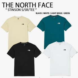 THE NORTH FACE ノースフェイス Tシャツ カットソー STINSON S/SR/TEE スティンソン ボックスロゴ タグ 半袖 ショートスリーブ ロゴ ティーシャツ WHITELABEL ブラック ホワイト ベージュ グリーン NT7UN09【中古】未使用品