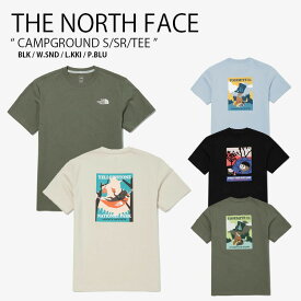 THE NORTH FACE ノースフェイス Tシャツ CAMPGROUND S/S R/TEE キャンプグラウンド ショートスリーブ ティーシャツ 半袖 ルーズフィット オーバーフィット クルーネック ラウンドネック NT7UN19A/B/C/D【中古】未使用品