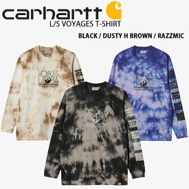 CARHARTT カーハート ロンT L/S VOYAGES T-SHIRT ロングスリーブ ボヤージュ Tシャツ 長袖 ルーズフィット ブラック ブラウン ブルー メンズ レディース 男性用 女性用 ユニセックス CA22SSTSLS【中古】未使用品