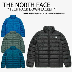 THE NORTH FACE ノースフェイス ダウンジャケット TECH PACH DONW JACKET ライトダウン ダウン ジャケット ショートダウン BLACK BLUE NAVY KHAKI ブラック ブルー ネイビー カーキ NJ1DM93【中古】未使用品