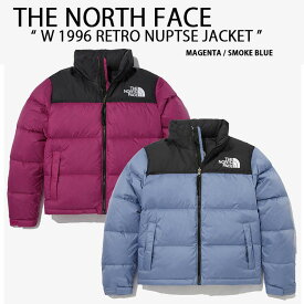 THE NORTH FACE ノースフェイス レディース ダウンジャケット W 1996 RETRO NUPTSE JACKET レトロ ヌプシダウン ダウン ジャケット ショートダウン パープル ブルー ツートーン NJ1DN95A NJ1DN95B【中古】未使用品