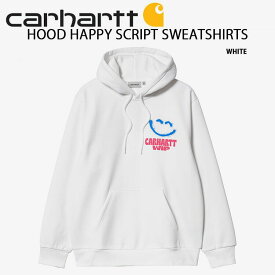 CARHARTT カーハート パーカー スウェット HOODED HAPPY SCRIPT SWEATSHIRT フーディー スウェットパーカー ルーズフィット WHITE カジュアル メンズ レディース CA22FWSWHO【中古】未使用品