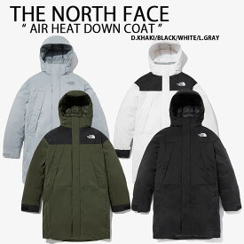 THE NORTH FACE ノースフェイス ダウンコート AIR HEAT DOWN COAT ダウン コート ロングダウン ダウンジャケット フード フード付き BLACK ブラック メンズ レディース NC2DN50A【中古】未使用品