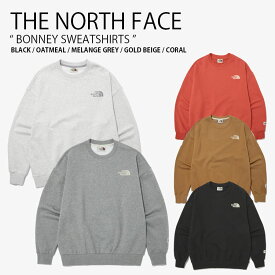 THE NORTH FACE ノースフェイス スウェット BONNEY SWEATSHIRTS ボニー スウェットシャツ トレーナー 長袖 カットソー プルオーバー ロゴ WHITELABEL ブラック グレー ベージュ ピンク メンズ レディース 男性用 女性用 男女共用 NM5MP50 NM5MN50J/K/L/M/N【中古】未使用品