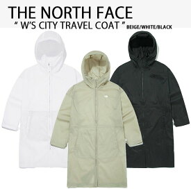 THE NORTH FACE ノースフェイス レディース スプリングコート W'S CITY TRAVEL COAT ライトコート 春コート 秋コート BEIGE WHITE BLACK ライトアウター ロング丈 ロングコート NC3LM30A/B/C【中古】未使用品