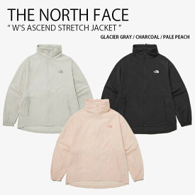 THE NORTH FACE ノースフェイス レディース ウーブンジャケット W'S ASCEND STRETCH JACKET アセンド ストレッチ ジャケット ライトアウター スタンドネック ロゴ カジュアル ストリート グレー ブラック ピンク 女性用 NJ3LP34A/B/C【中古】未使用品