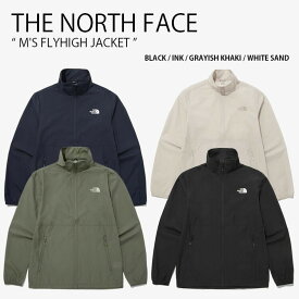 THE NORTH FACE ノースフェイス ナイロンジャケット M'S FLYHIGH JACKET フライハイ ジャケット ウーブンジャケット ロゴ カジュアル ストリート アウトドア ブラック インク カーキ ベージュ メンズ レディース 男性用 女性用 男女共用 NJ3LP04A/B/C/D【中古】未使用品