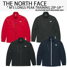 THE NORTH FACE ノースフェイス スポーツウェア M'S LONGS PEAK TRAINING ZIP UP トレーニングウェア ジャケット ゴルフウェア BLACK GRAY RED NAVY トップス ジャージ ブルゾン フルジップアップ アウトドア NJ5JM04K/J/L/M【中古】未使用品