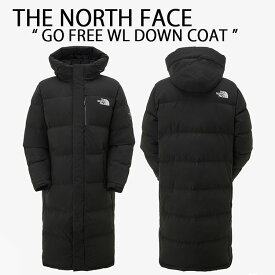 THE NORTH FACE ノースフェイス ダウンコート GO FREE WL DOWN COAT ロングダウン ベンチコート BLACK ダウン コート ダウンジャケット WHITELABEL ロゴ ストリート NC1DP51J【中古】未使用品