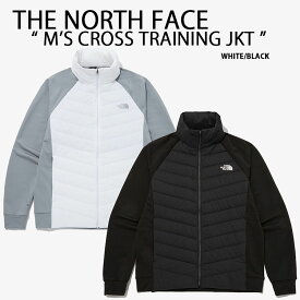 THE NORTH FACE ノースフェイス スポーツウェア M'S CROSS TRAINING JACKET トレーニングウェア ジャケット ゴルフウェア BLACK WHITE トップス ジャージ ブルゾン フルジップアップ アウトドア NJ3NP65A/B【中古】未使用品