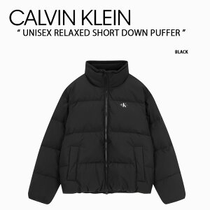 Calvin Klein JoNC _EWPbg UNISEX RELAXED SHORT DOWN PUFFER CK _E WPbg S BLACK jZbNXbNXV[g_Ept@[ ubN Y fB[X J400477BEH J