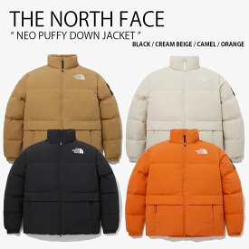 THE NORTH FACE ノースフェイス ダウンジャケット NEO PUFFY DOWN JACKET ネオ パフィー ダウン ジャケット ロゴ カジュアル ストリート WHITELABEL ブラック ベージュ ブラウン オレンジ メンズ レディース 男性用 女性用 NJ1DP59J/K/L/M【中古】未使用品