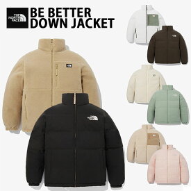 THE NORTH FACE ノースフェイス ダウンジャケット BE BETTER DOWN JACKET リバーシブル ダウン ジャケット BLACK CAMEL TEA PINK 両面 モコモコ メンズ レディース NJ1DP77A/B/C/D【中古】未使用品