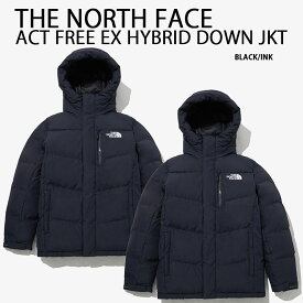 THE NORTH FACE ノースフェイス ダウンジャケット ACT FREE EX HYBRID DOWN JACKET ダウン ジャケット BLACK INK レギュラーフィット フード一体型 ブラック インク NJ1DP78A/B【中古】未使用品