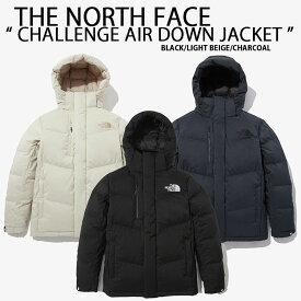 THE NORTH FACE ノースフェイス ダウンジャケット CHALLENGE AIR DOWN JACKET エアーダウン ダウン ジャケット BLACK CHARCOAL BEIGE フード取り外し ベーシック NJ2DN72A/B/C【中古】未使用品