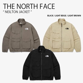 THE NORTH FACE ノースフェイス ブルゾン NEILTON JACKET ネイルトン ジャケット ナイロンジャケット ウーブンジャケット スタンドネック ロゴ WHITELABEL ブラック ベージュ ブラウン メンズ レディース 男性用 女性用 NJ3BQ02J/K/L【中古】未使用品